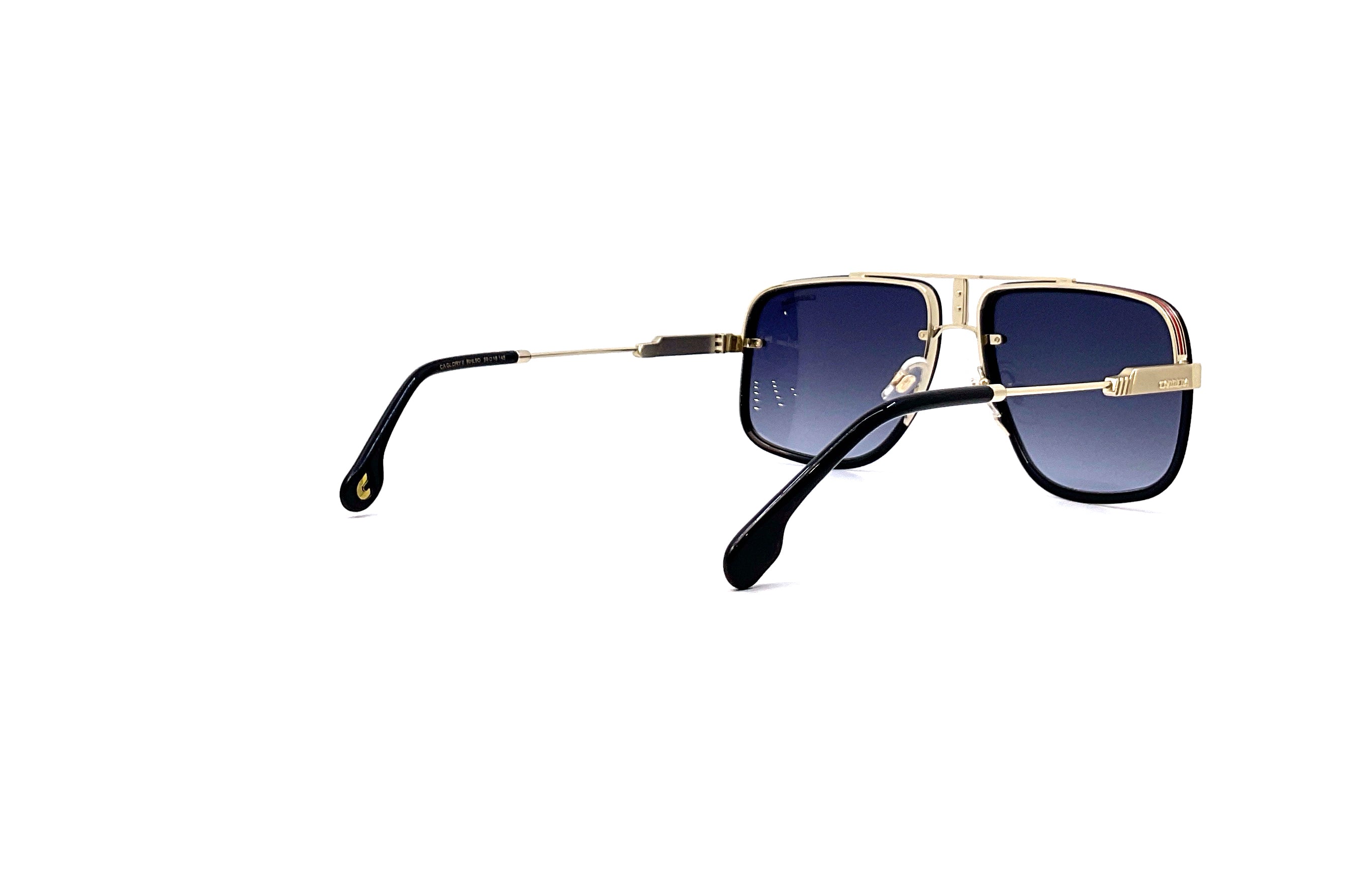 Carrera Glory II Sunglasses - Gold & Black Aviator Style for Men & Women | UV Protection, Polarized Lenses | Perfect for Driving, Beach, and Outdoor Activities