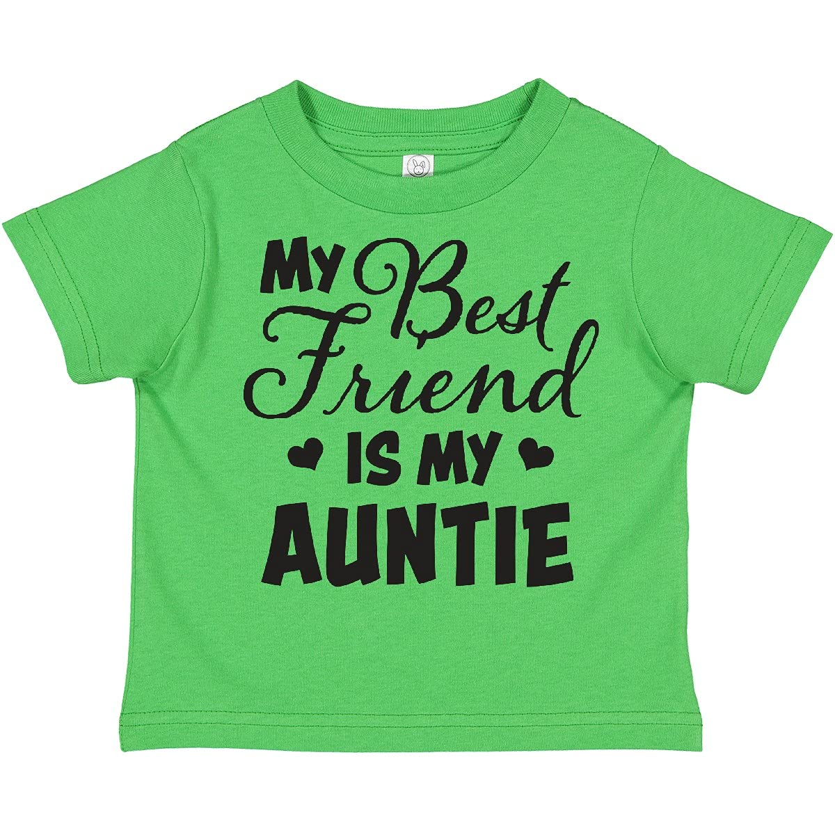 My Best Friend is My Auntie with Hearts Toddler T-Shirt - Perfect for Family Gatherings & Playdates