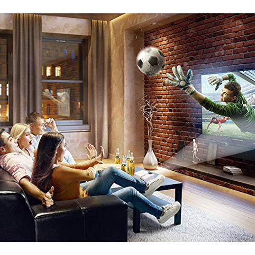 XIAOYUE 2020 New Mini Portable LED Projector - 1080P HD Home Theater Projector for Movies, Gaming & Outdoor Entertainment - Perfect for Home Cinema, Backyard Parties & Office Presentations