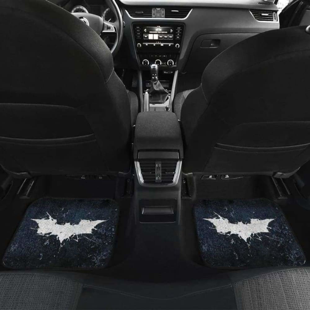 Batman Car Floor Mats for Vehicles - Custom Superhero Auto Accessories for Batman Fans - Perfect for Cars, Trucks & SUVs - Great Gift for Comic Lovers