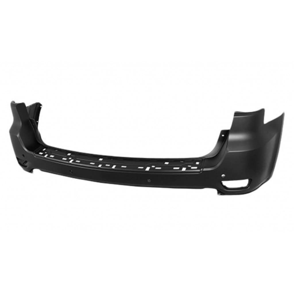 2011-2016 Jeep Grand Cherokee Rear Bumper Cover with Parking Sensor - Primed OEM CH1100954 1VQ66TZZAA | Perfect for Off-Roading & City Driving