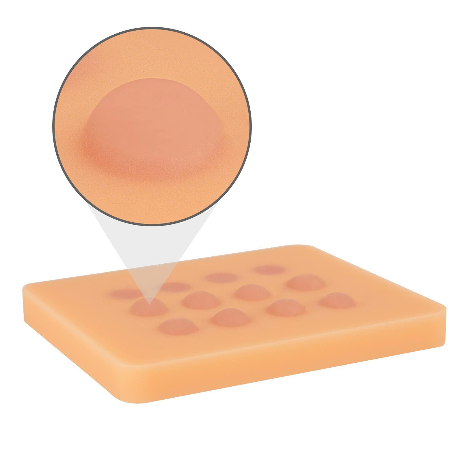 Nurse Intradermal Injection Training Pad - Medical Student Practice Pad with Artificial Skin-Like Texture - Perfect for IV & Injection Technique Training in Nursing Schools & Clinical Settings