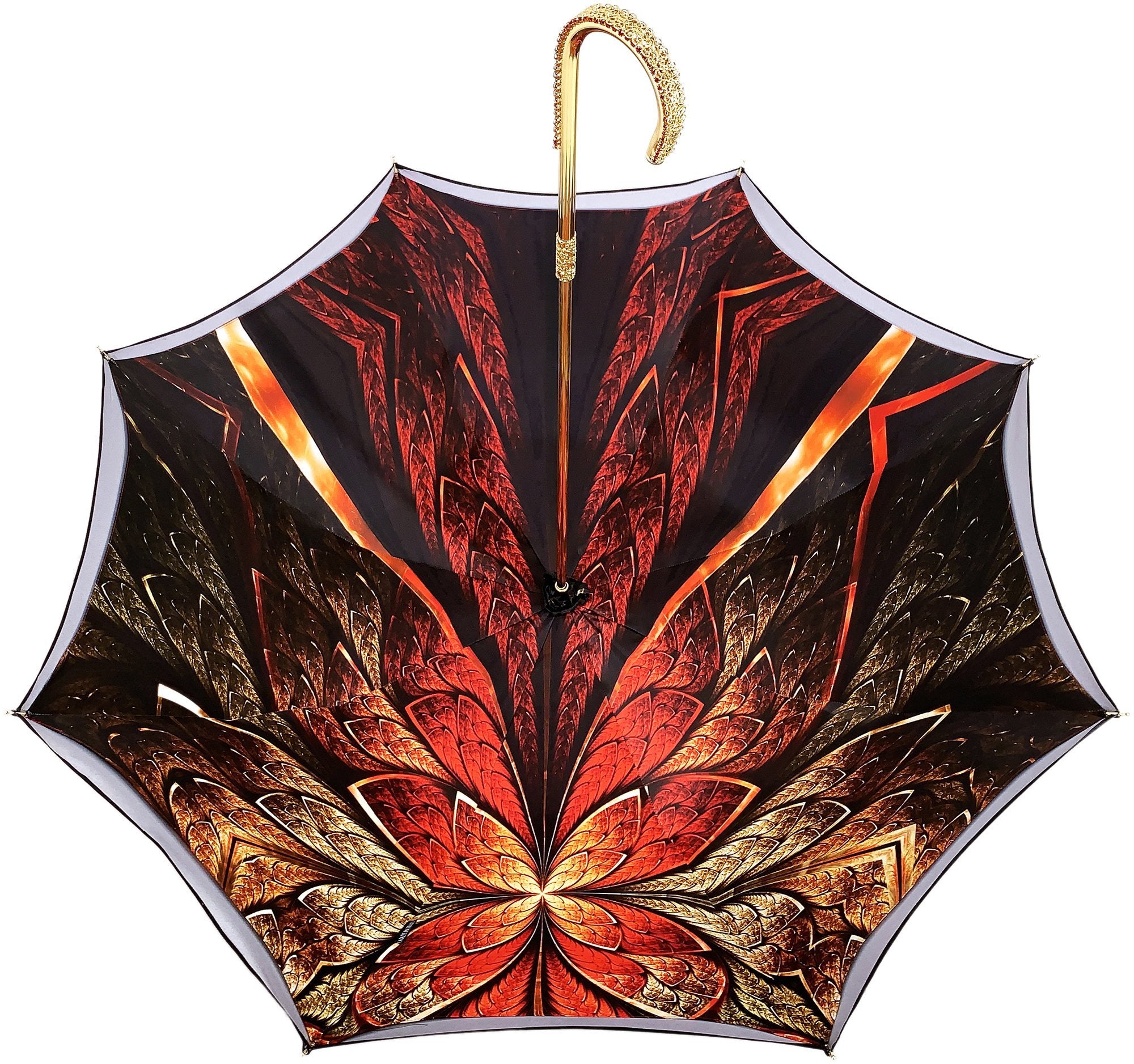 Premium Red Double Canopy Luxury Women's Umbrella - Windproof & Waterproof - Perfect for Rainy Days, Commuting, and Outdoor Events