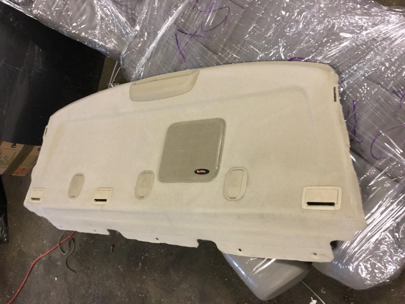 2006-2010 Hyundai Azera OEM Rear Deck Shelf Trim Panel Speaker Cover - Perfect for Car Audio Upgrades & Interior Restoration