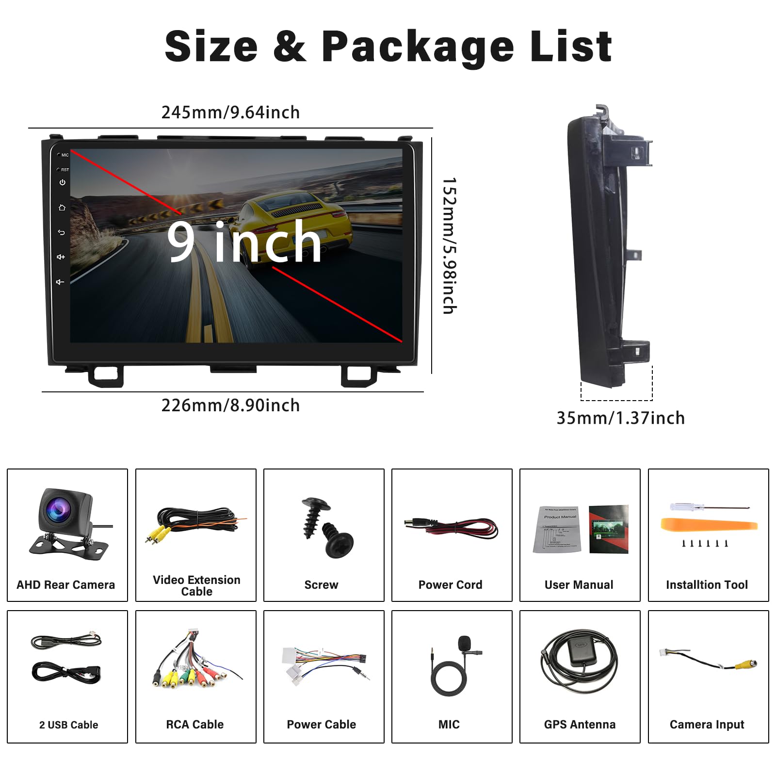 2G+64G Android Car Stereo for Honda CRV 2007-2011 - 9