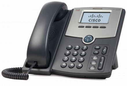 Cisco SPA512G 1-Line IP Phone with LCD Display, PoE Support, Gigabit Ethernet Port - Ideal for Small Business VoIP & Office Communication Systems