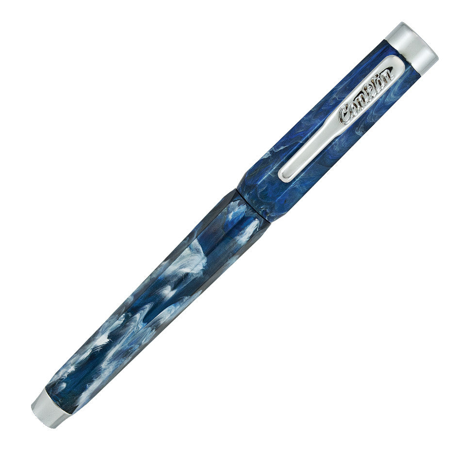 Conklin Nozac Ballpoint Pen - Ohio Blue Ink, Premium Writing Instrument for Professionals & Students - Perfect for Office, School & Gift Giving