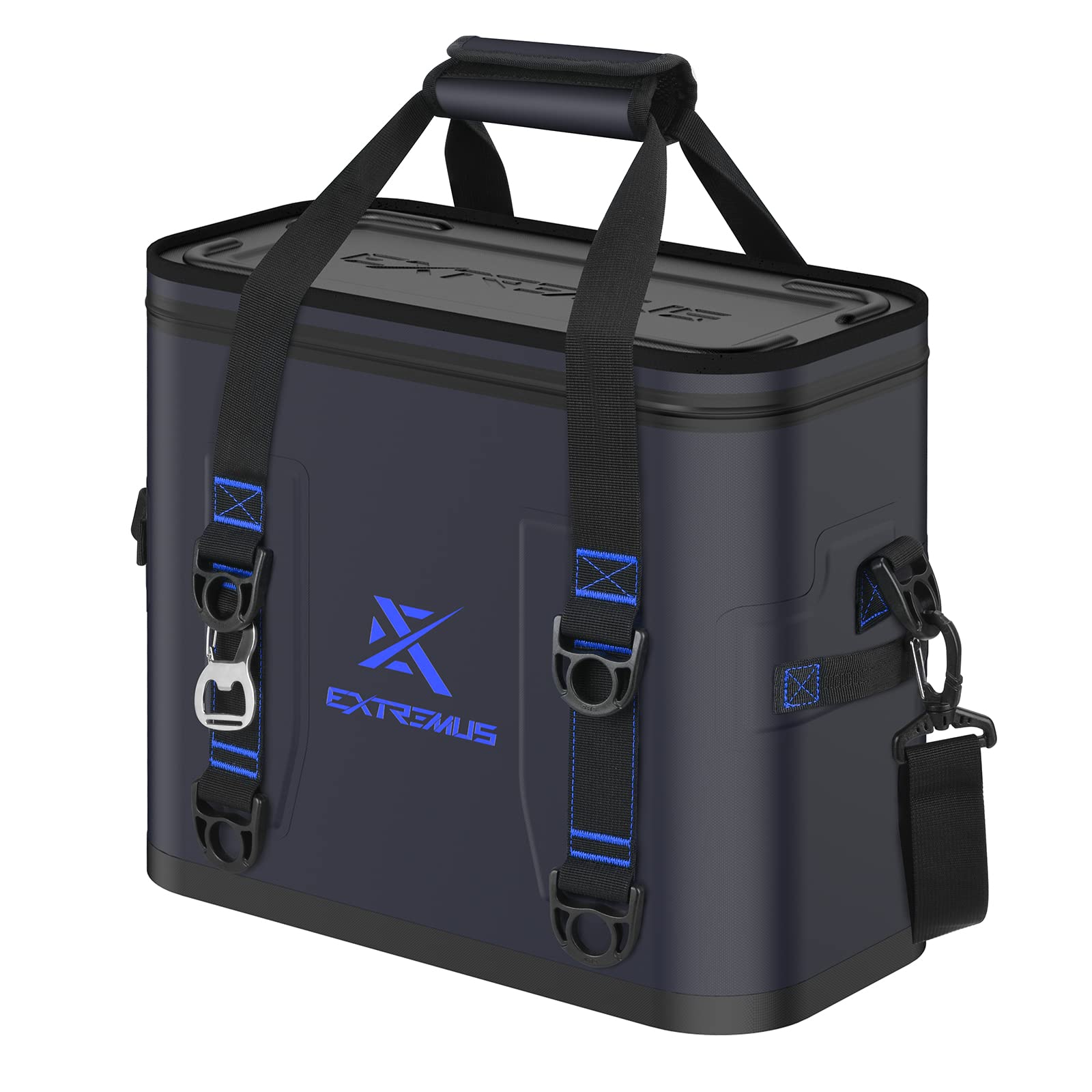 Extremus Rendu Soft Cooler Bag - 12/20/30 Can Insulated Cooler with Leakproof Zipper, Waterproof & Portable for Beach, Camping, Fishing, Kayaking, Picnics & Outdoor Adventures - Perfect for BBQs, Tailgating & Family Trips
