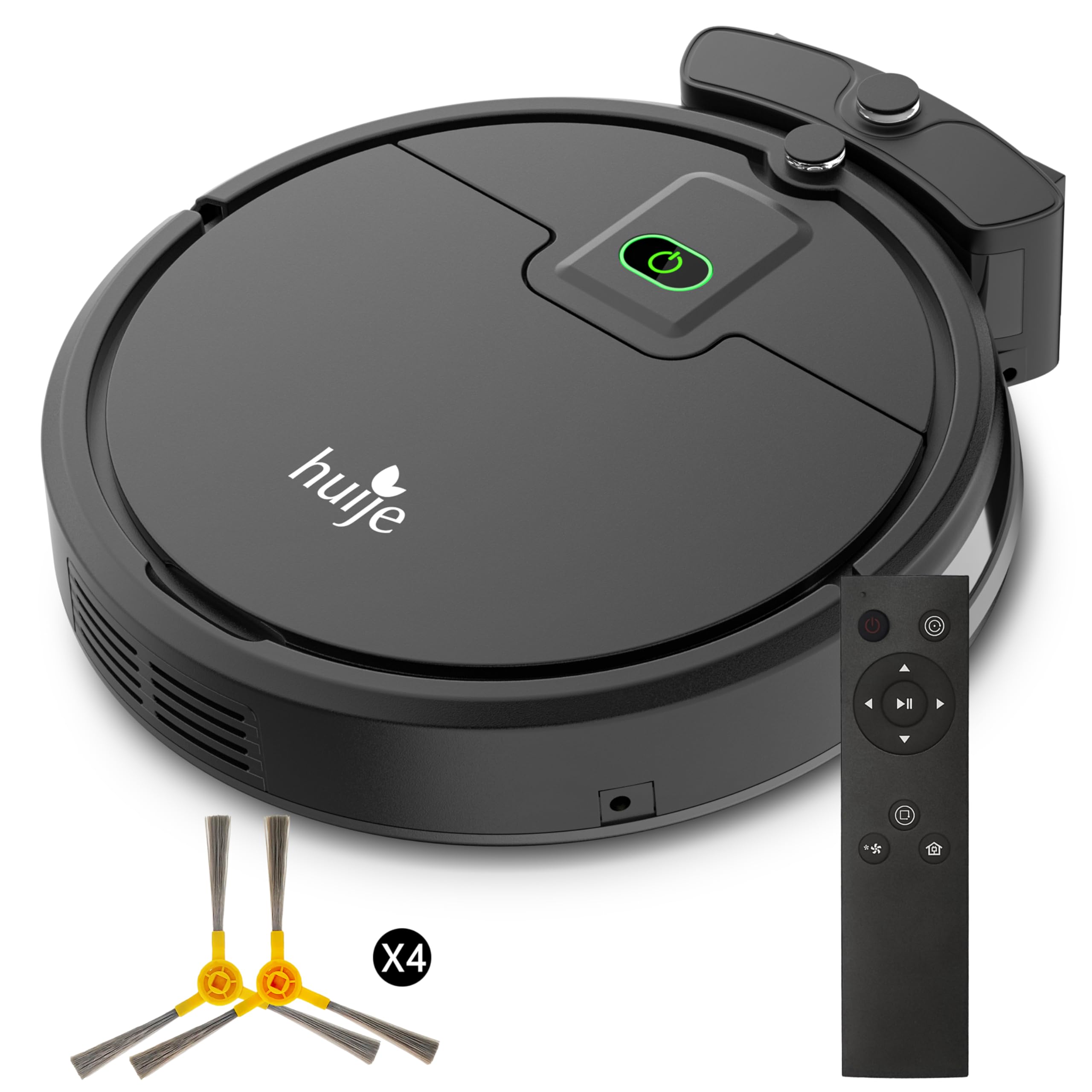 Upgraded Robot Vacuum Cleaner 2900Pa - Self-Charging, Ultra-Thin, 120Min Runtime, Tangle-Free, Quiet Cordless Vacuum for Pet Hair & Dust - Works on Hardwood Floors & Carpets | Perfect for Homes with Pets & High-Traffic Areas