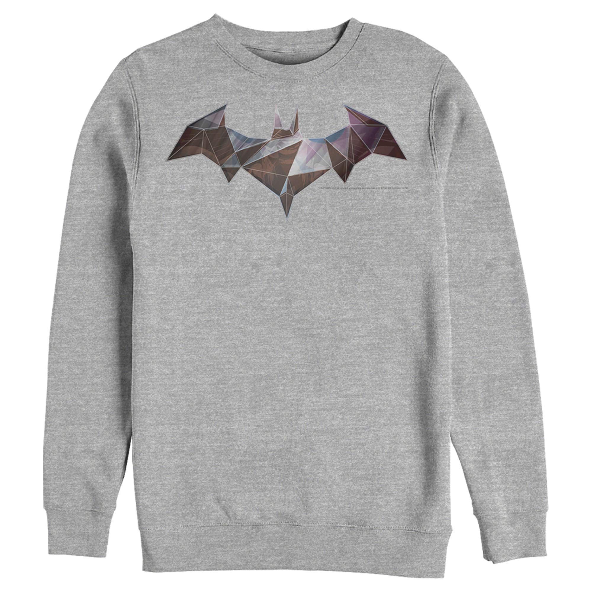 Men's Batman Logo Sweatshirt - Superhero Style for Casual Wear