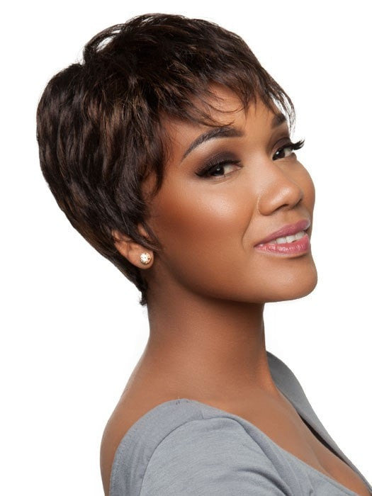 Chi Synthetic Wig with Basic Cap - Soft & Natural-Looking Hairpiece for Daily Wear, Cosplay & Costume Parties | Discontinued