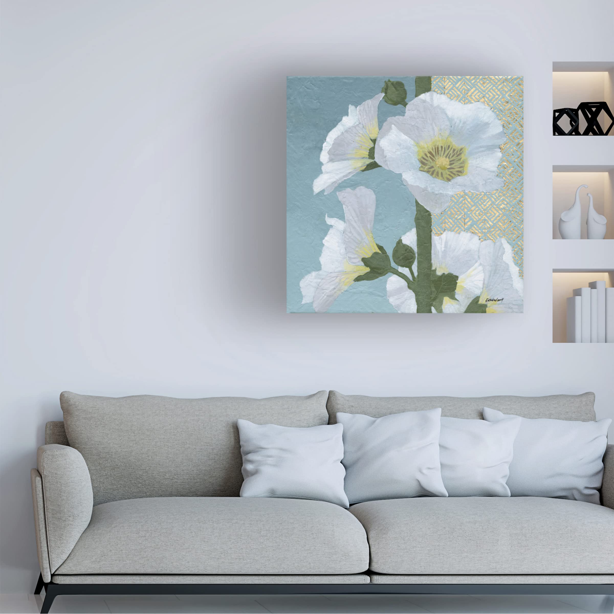 Trademark Fine Art 'Soft Evening II' Canvas Wall Art by Kathrine Lovell - Elegant Landscape Painting for Living Room, Bedroom & Office Decor