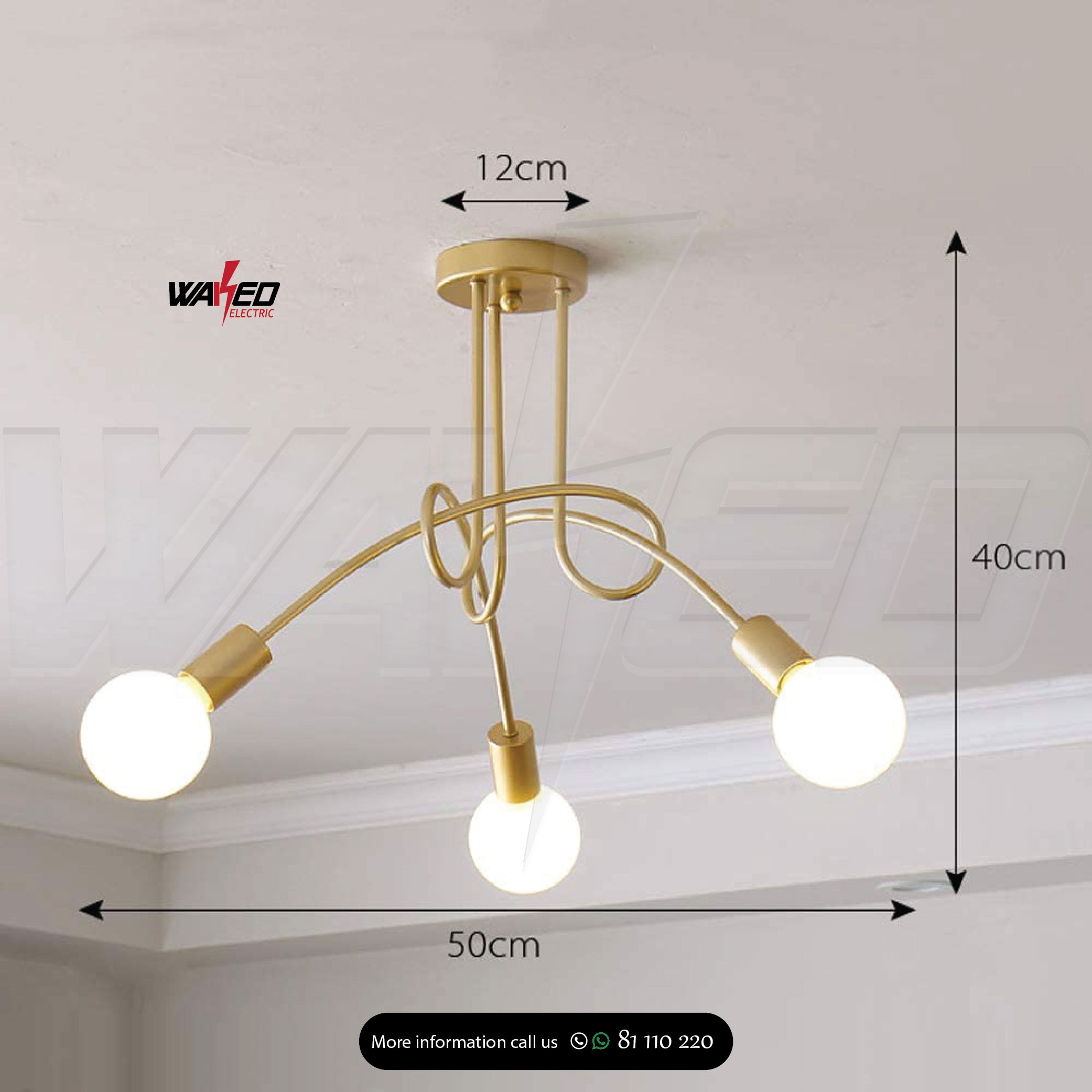 3-Light Crystal Chandelier for Dining Room - Elegant Modern Ceiling Light Fixture with Glass Shades for Home Decor, Living Room, Bedroom