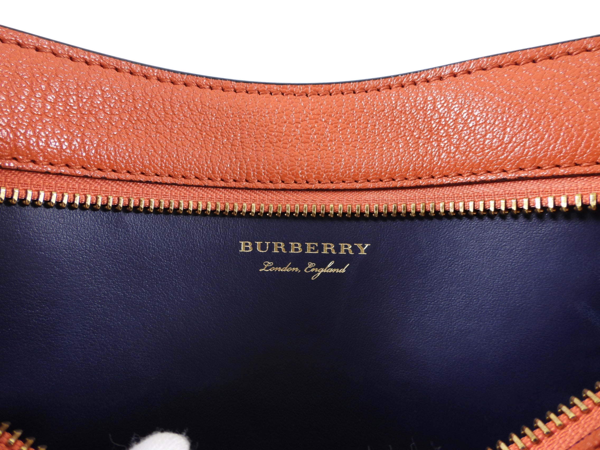 Burberry Clementine Orange Pendleton Clutch Bag - Luxury Designer Crossbody Handbag for Women | Perfect for Parties, Weddings & Evening Events