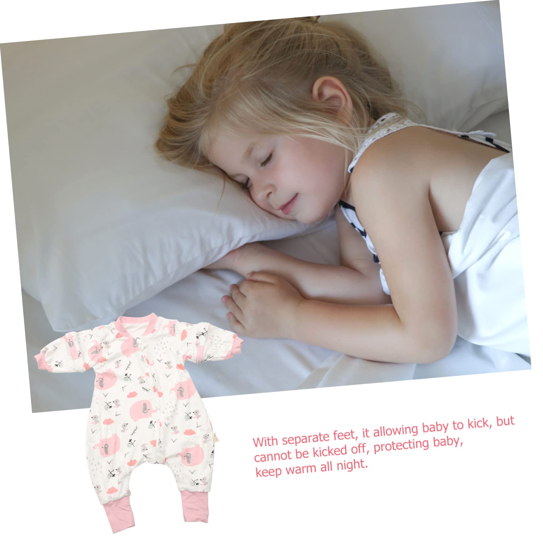 Wakauto 4-Piece Thickened Wearable Baby Blanket Set - Soft Cotton Newborn Blankets for Sleeping, Swaddling & Travel - Cozy Infant Wearable Blankets for Boys & Girls