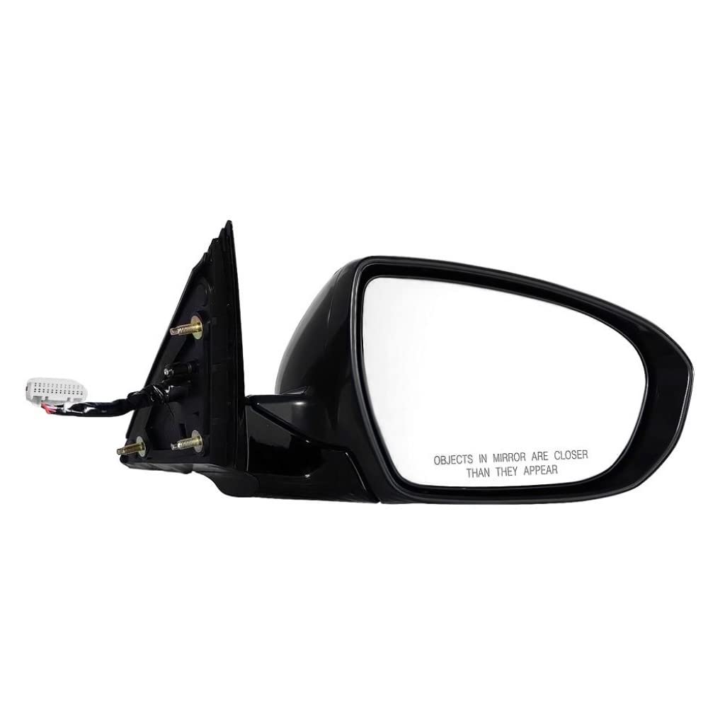 2014-2015-2016 Kia Cadenza Passenger Side Heated Power Memory Door Mirror with Turn Signal & Parking Light (KI1321172, 876203R701) - Perfect for Replacement, Night Driving & Parking Assistance