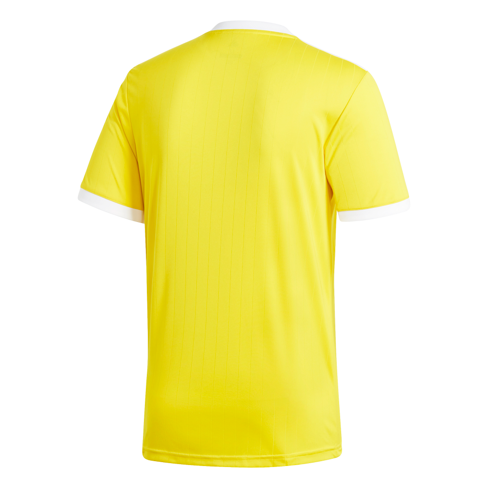 Adidas Youth Tabela 18 Soccer Jersey - Yellow & White Stripe Football Shirt for Kids - Perfect for Matches, Training & Fan Support