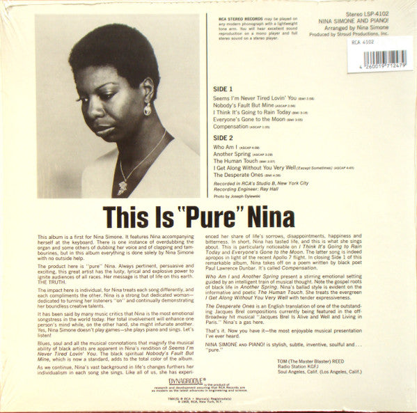 Nina Simone Vinyl Records & CDs - Classic Jazz & Soul Music Collection for Home, Office & Gifting