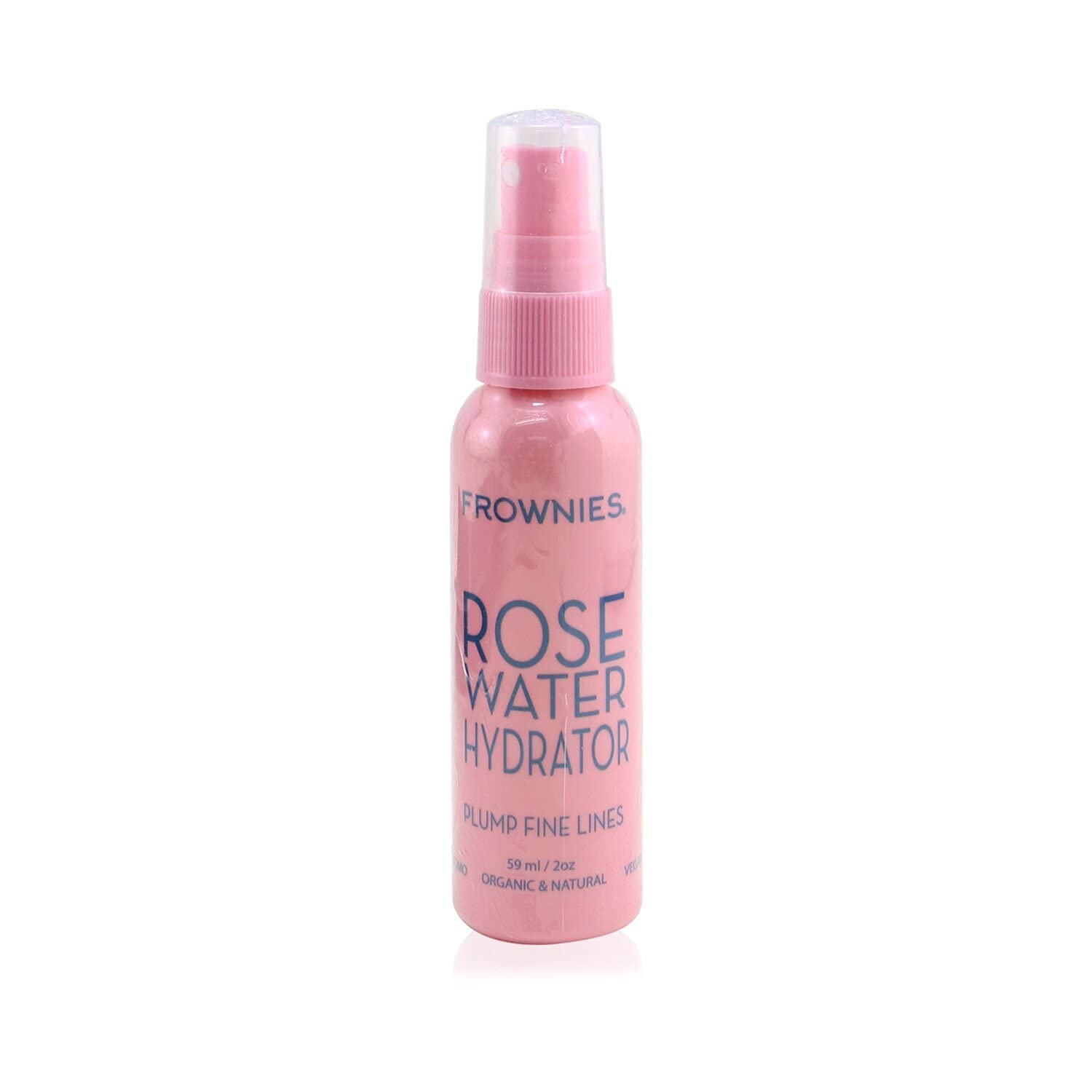 Frownies Rosewater Hydrator Spray with Organic Rose Hydrosol, Aloe Vera & Hyaluronic Acid | Hydrating Facial Mist for Dry Skin | Perfect for Travel, Gym & Daily Skincare Routine