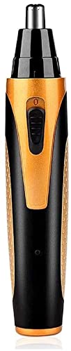 KouRy Professional Painless Electric Nose Hair Trimmer for Men & Women - Waterproof Dual Edge Blades, Cordless Ear & Nose Grooming Kit - Perfect for Travel, Home Use, and Personal Grooming