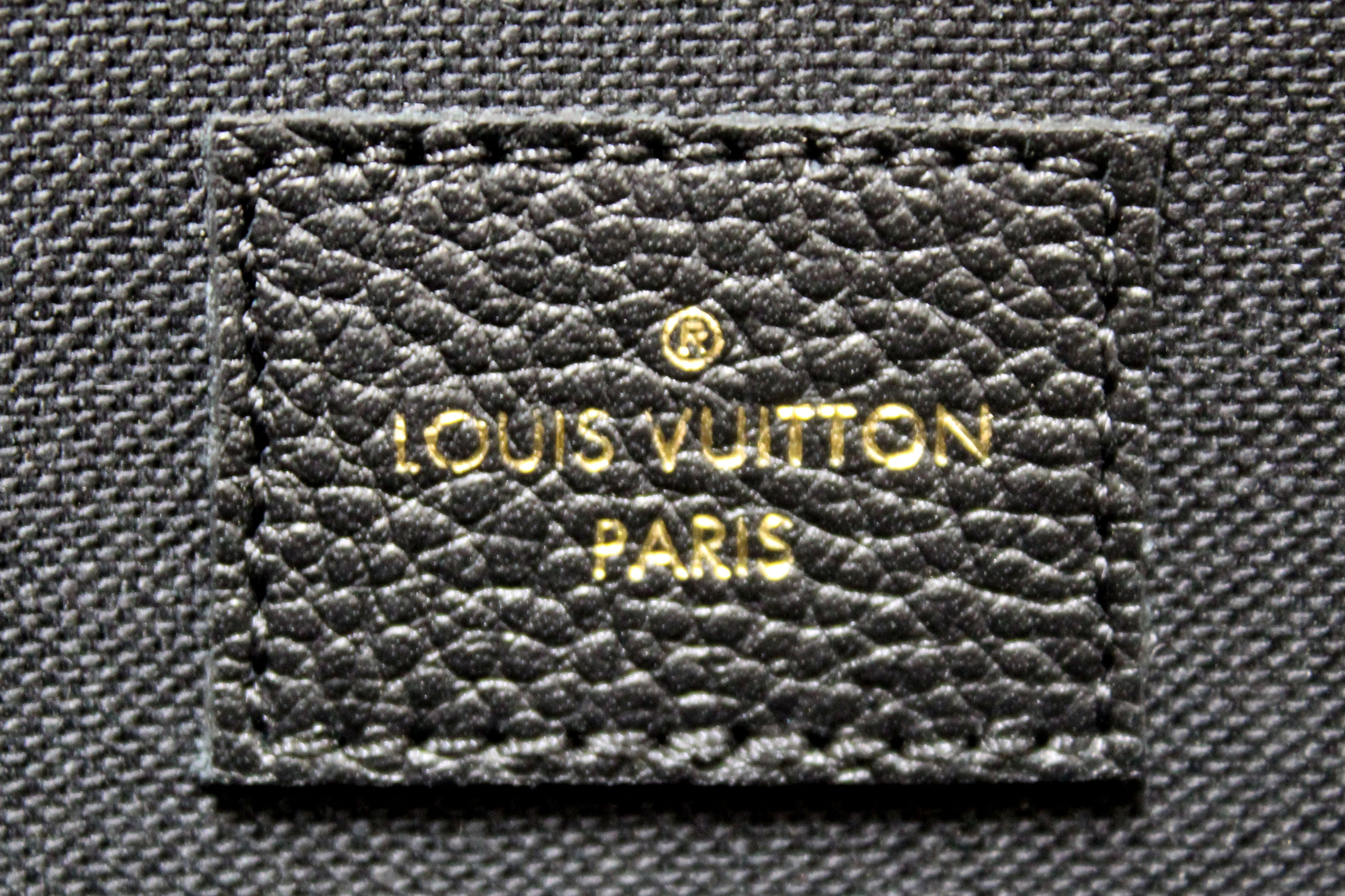 Authentic Louis Vuitton Black Monogram Empreinte Felicie Pochette Crossbody Bag - Luxury Designer Handbag for Women, Perfect for Date Night, Parties & Everyday Use