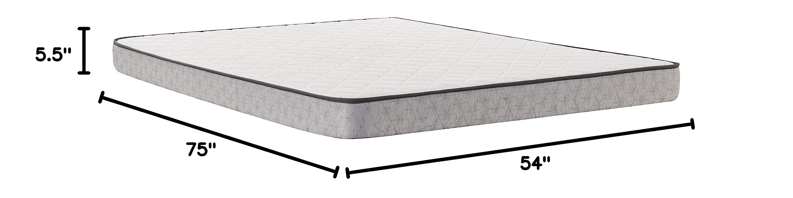 Sealy Essentials Firm Feel Spring Mattress - Full Size for Back Pain Relief & Support | Perfect for Bedrooms, Guest Rooms & Dormitories