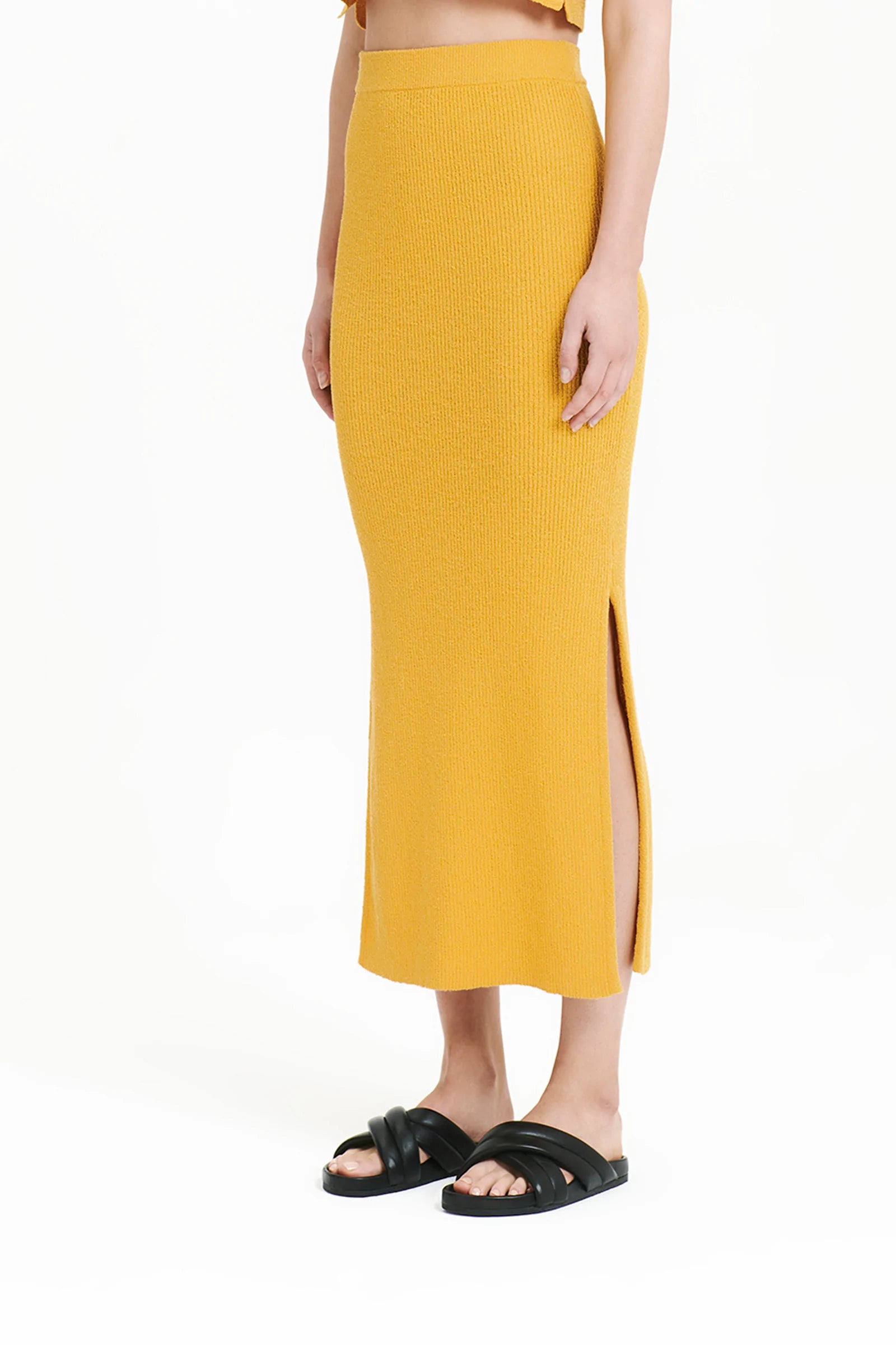 Binx Skirt for Women - Stylish Mango Color Flowy A-Line Skirt | Perfect for Summer, Beach, and Casual Outfits