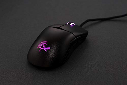 Ducky Feather Ambidextrous Gaming Mouse - 16000 DPI, 7 Programmable Buttons, USB Wired, Ergonomic Design for PC & Laptop - Perfect for FPS, MOBA & Esports Gaming