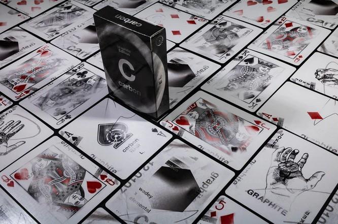 Premium Carbon Fiber Playing Cards - Graphite Edition | Durable & Stylish Deck for Poker, Magic Tricks & Card Games