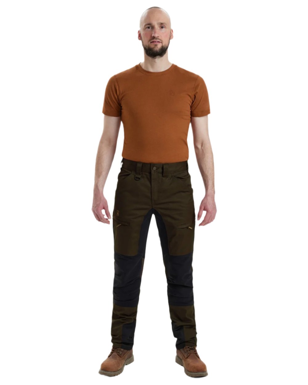 Deerhunter Rogaland Men's Contrast Stretch Hiking Pants - Lightweight Quick-Dry Outdoor Adventure Trousers for Camping & Trekking
