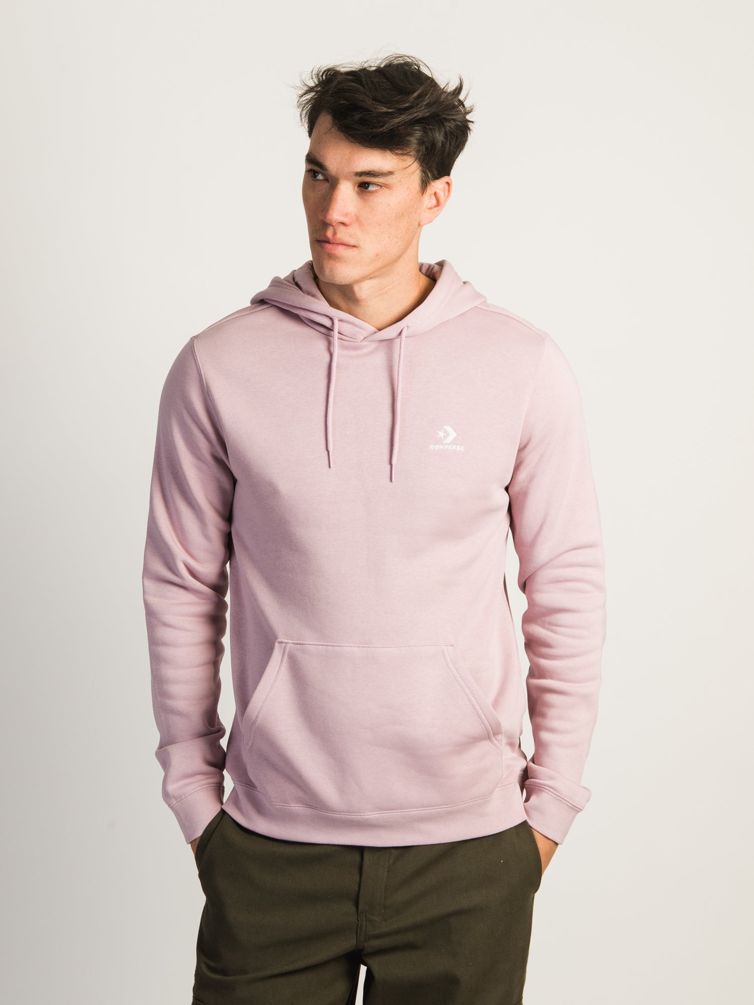 Converse Chevron Star Pullover Hoodie - Men's & Women's Casual Sweatshirt for Streetwear & Lounge Wear - Clearance Sale