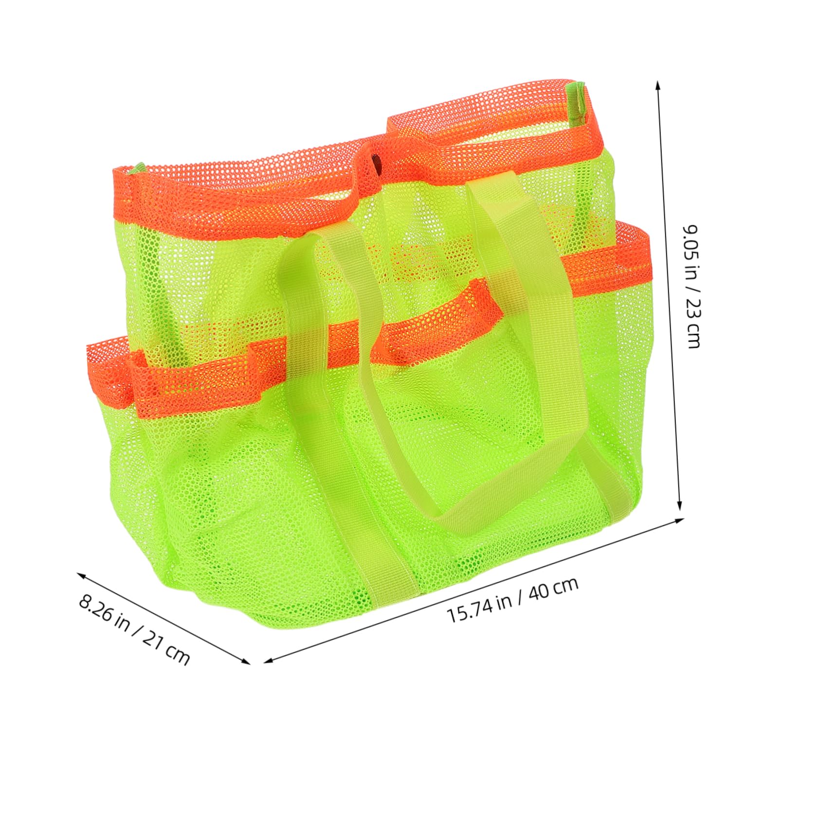 GAROZATION Large Mesh Beach Bag - Durable Polyester Tote for Travel, Swim Gear & Toiletries | Perfect for Pool, Beach & Gym Storage