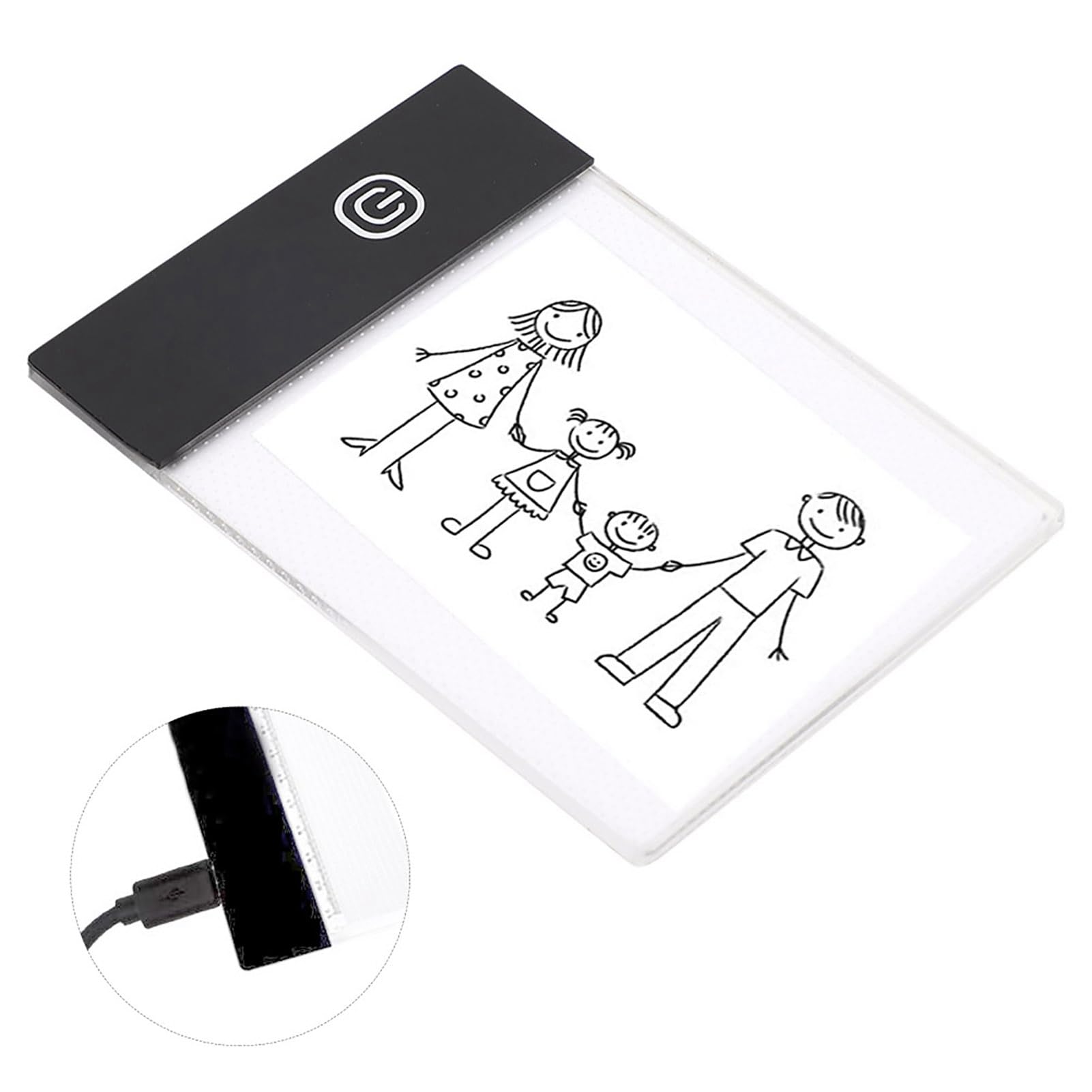 A6 Portable LED Light Box Tracer - Ultra-Thin LED Light Board for Artists, Tracing Drawing, Sketching & Calligraphy | Perfect for Animation, Tattoo Stencil, Embroidery & DIY Crafts