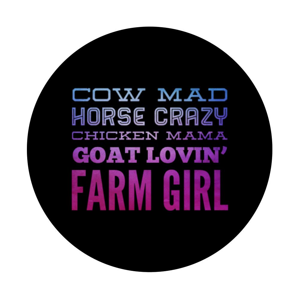 Farm Animal Lover PopSockets Grip & Stand for Phone & Tablet - Perfect for Farmers, Country Living & Animal Enthusiasts