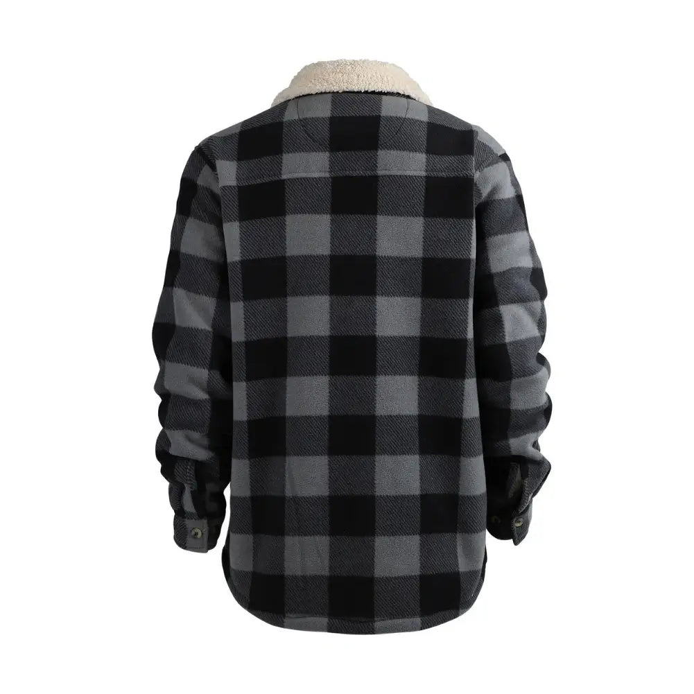 Men's Buffalo Plaid Jacket - Warm Flannel Shirt Jacket for Winter, Outdoor Camping & Casual Wear | Water-Resistant & Cozy Fleece Lining