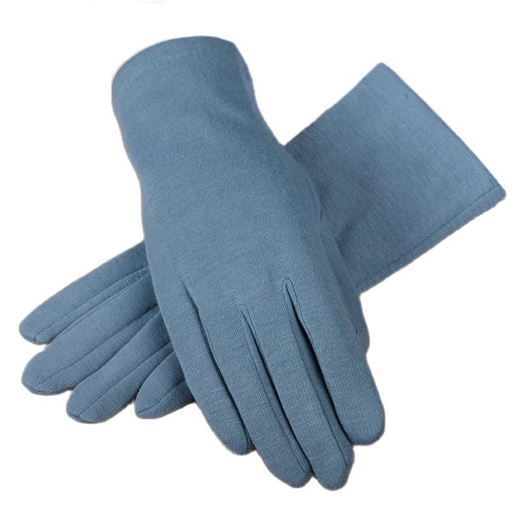YXBDN Women's Winter Touchscreen Gloves - Soft Velvet Lined, Windproof & Warm for Cycling, Driving, Outdoor Activities (Blue, One Size) - Perfect for Cold Weather Commutes & Winter Sports