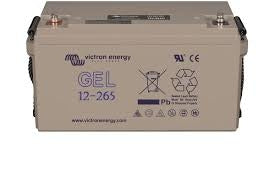 Victron Energy 12V 265Ah GEL Deep Cycle Battery with M8 Terminals - Perfect for Solar Power Systems, Marine & RV Applications