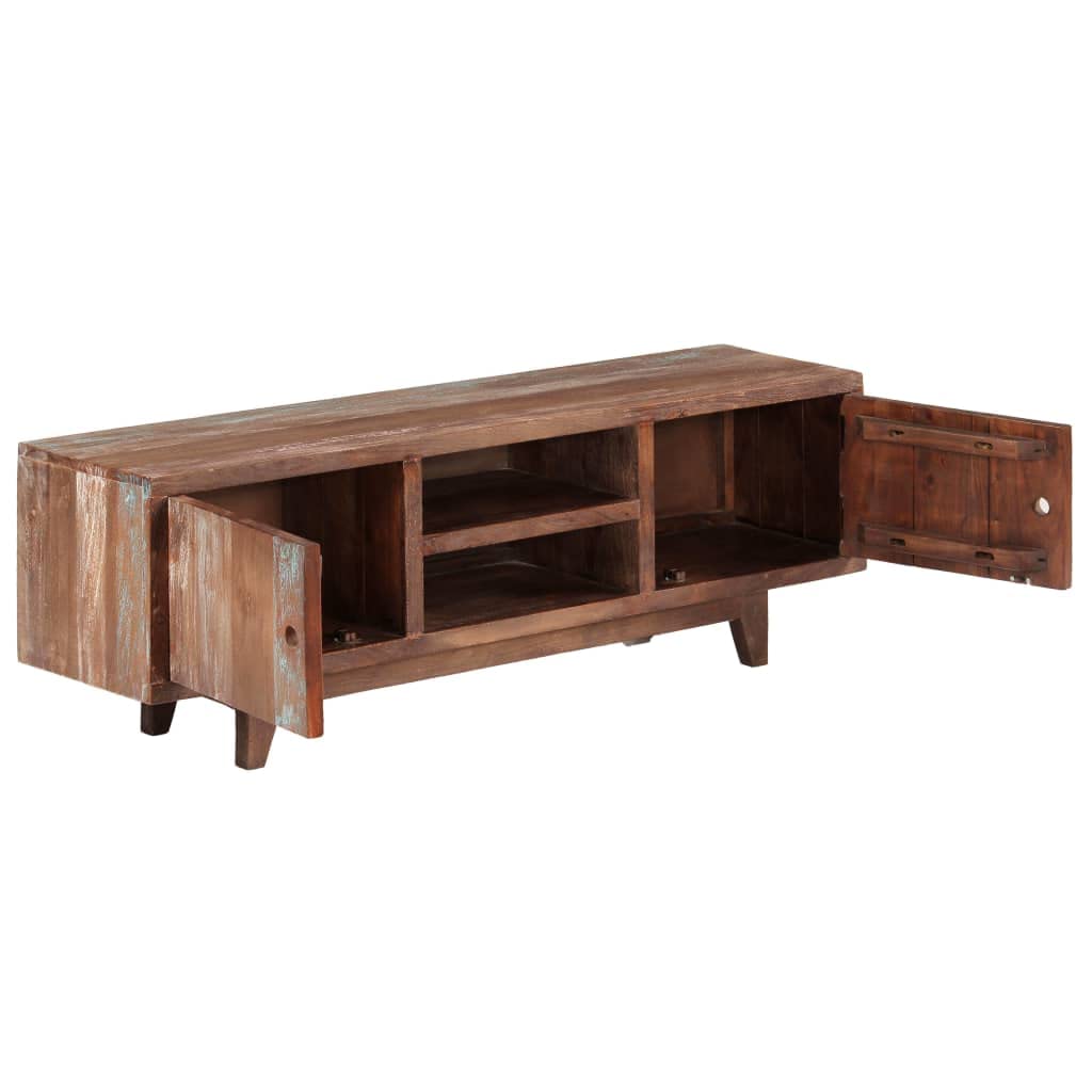 Vintage Acacia Wood TV Stand 46.5