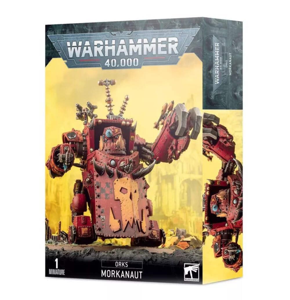 Warhammer 40K Games Workshop Orks Morkanaut Gorkanaut Miniature Set - Tabletop Wargaming, Painting & Collectible Display