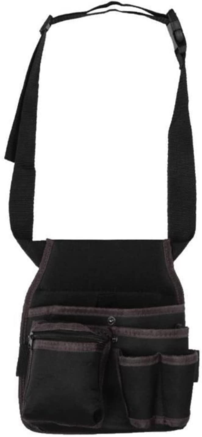 YUEGOO Heavy Duty Garden Tool Belt with Multiple Pockets - Durable Outdoor Work Waist Bag for Hardware Storage & Gardening Tools - Perfect for Landscaping, DIY Projects and Home Improvement