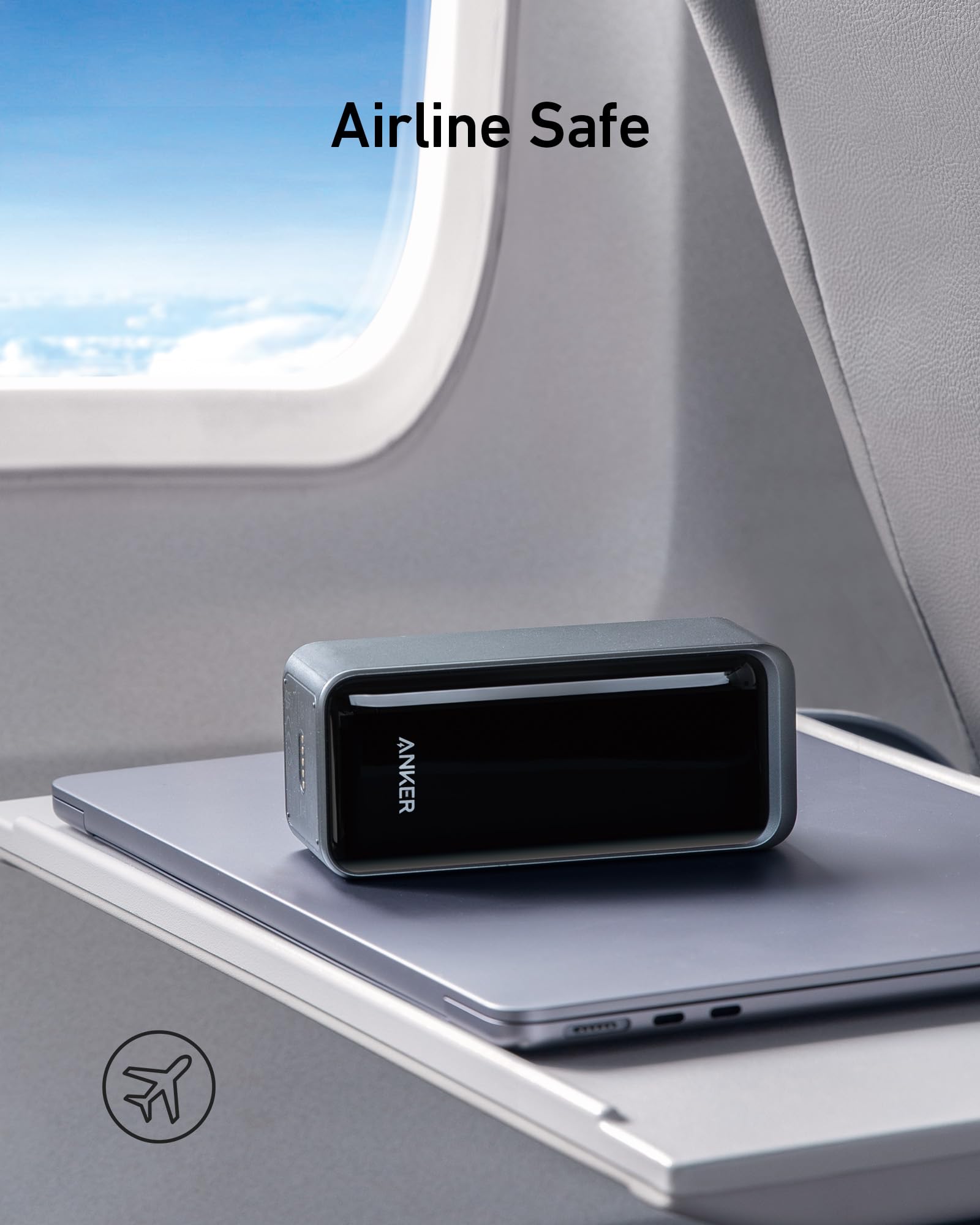 Anker Prime 20,000mAh 200W Power Bank with Smart Digital Display - Dual USB-C & USB-A Portable Charger for iPhone 15/14/13, Samsung Galaxy, MacBook, Dell Laptops - Perfect for Travel, Camping & Emergency Power Backup