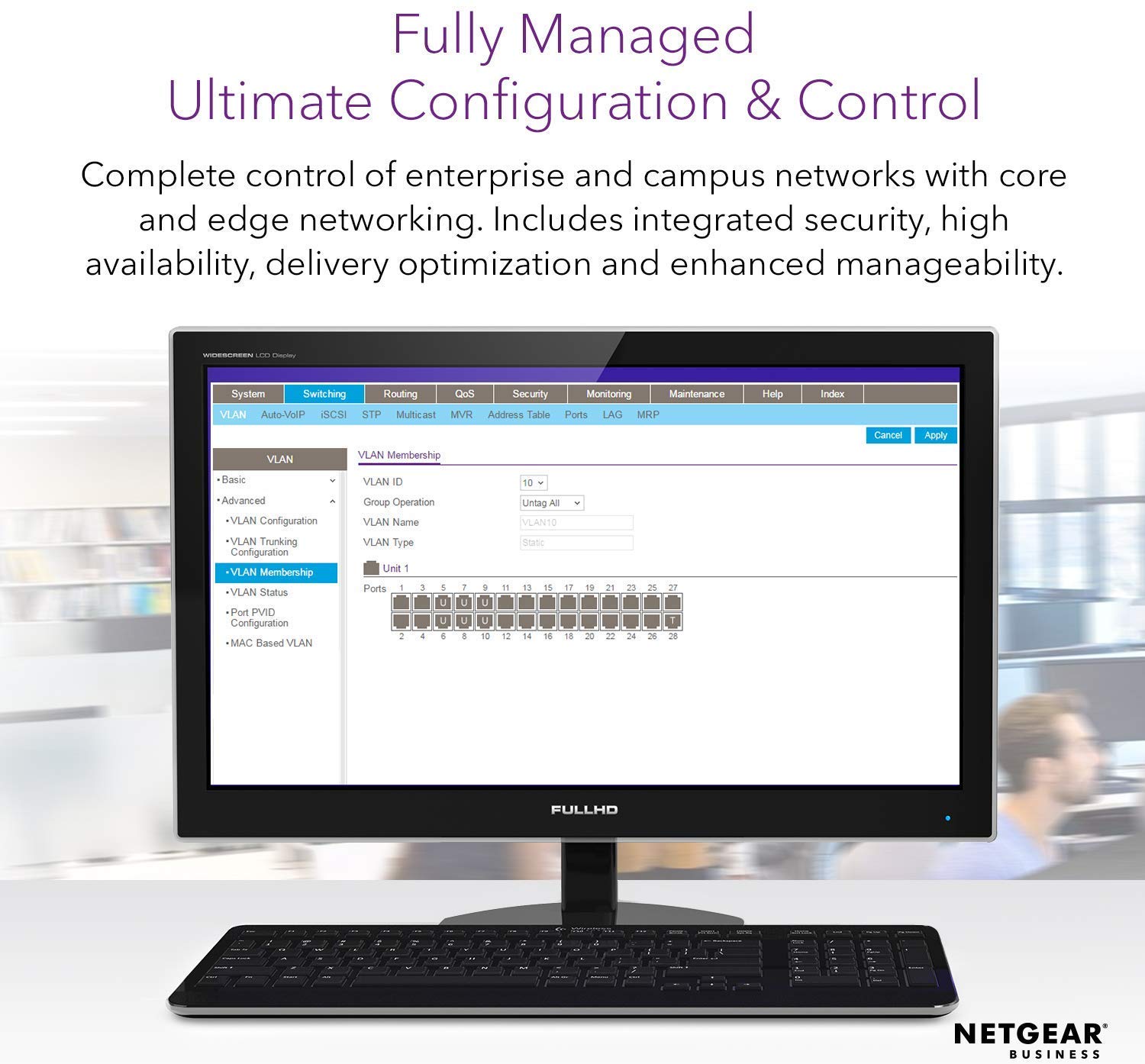 Netgear ProSafe GSM7248 48-Port Gigabit L2 Managed Ethernet Switch [M4100-50G] - Certified Refurbished for Business Networks, Data Centers & Office IT Infrastructure