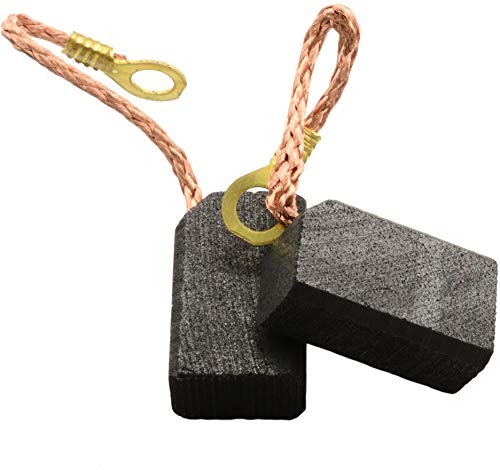 Perles Grinder HSW598E Replacement Carbon Brushes 0906_Perles_HSW598E - with Cable & Connector - Compatible with Perles Power Tools for Smooth Grinding Performance