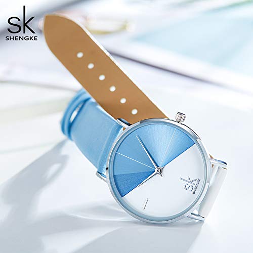Elegant Genuine Leather Women's Watch - Simple Creative Business Wristwatch for Ladies | Perfect for Office, Formal Events & Everyday Wear