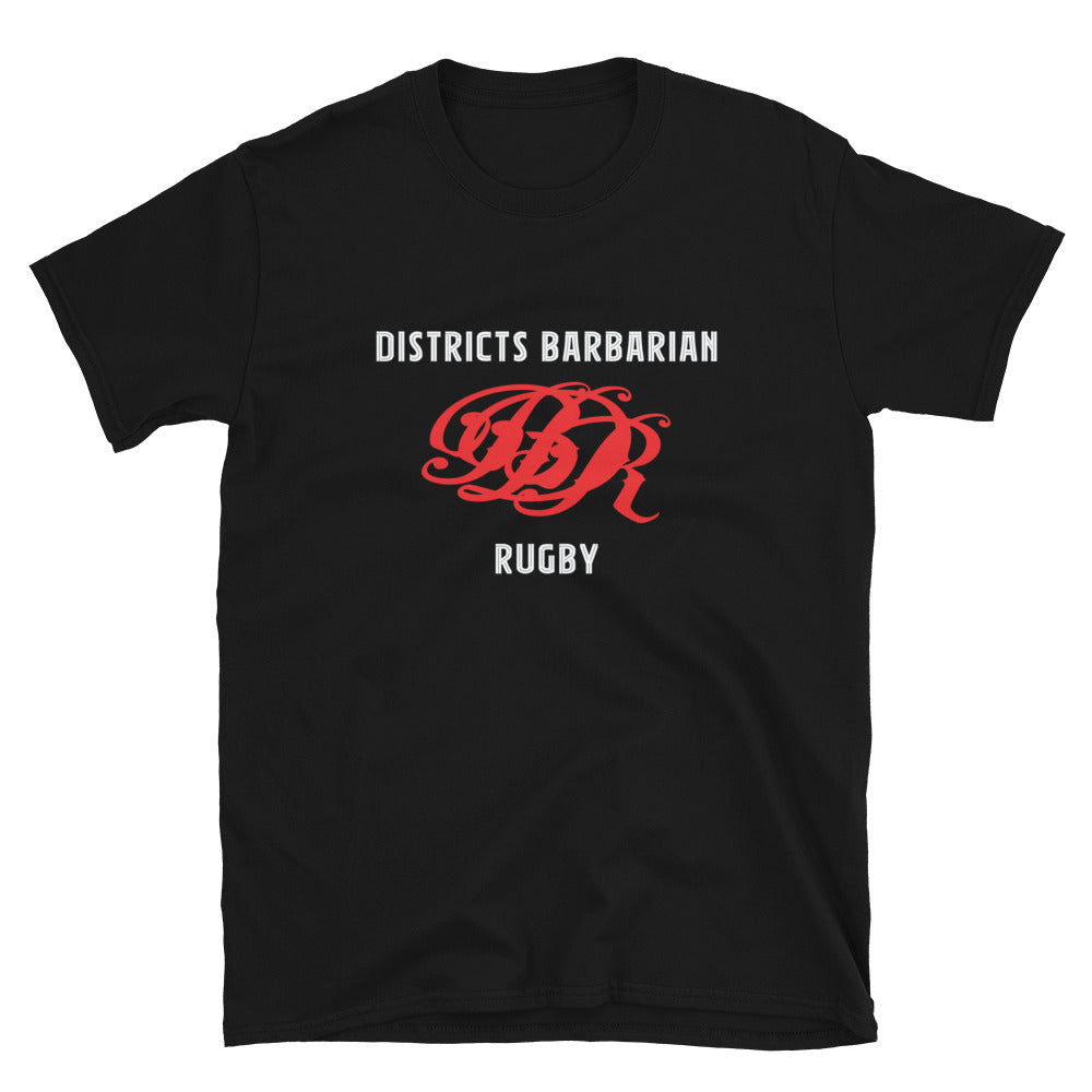 Districts Barbarian RFC Basic T-Shirt - Men's Casual Short Sleeve Cotton Tee for Everyday Wear, Gym & Street Style