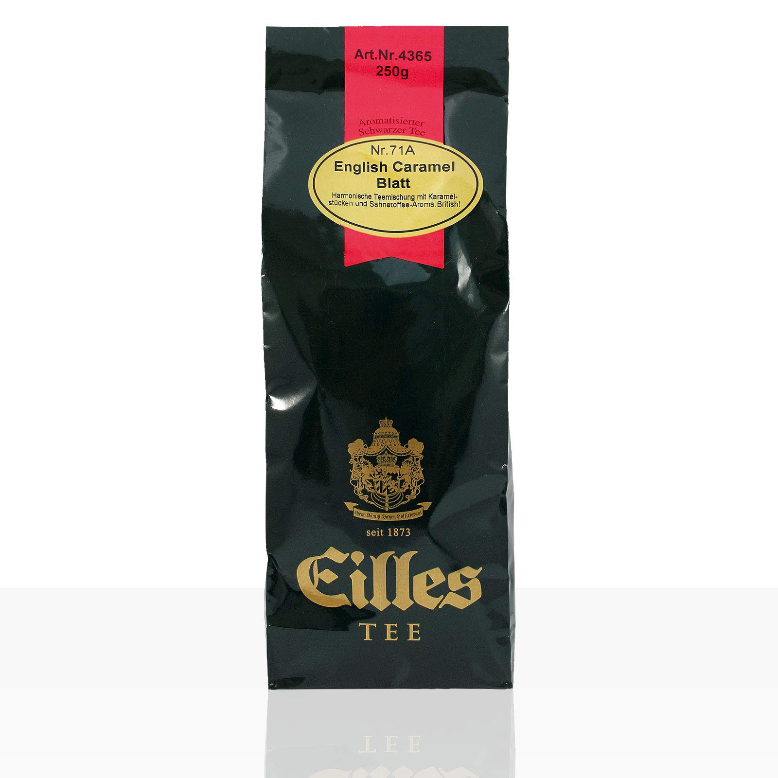 Premium English Caramel Black Tea Loose Leaf 250g (EILLES Tee No. 71A) - Perfect for Afternoon Tea, Gifts & Relaxation Moments