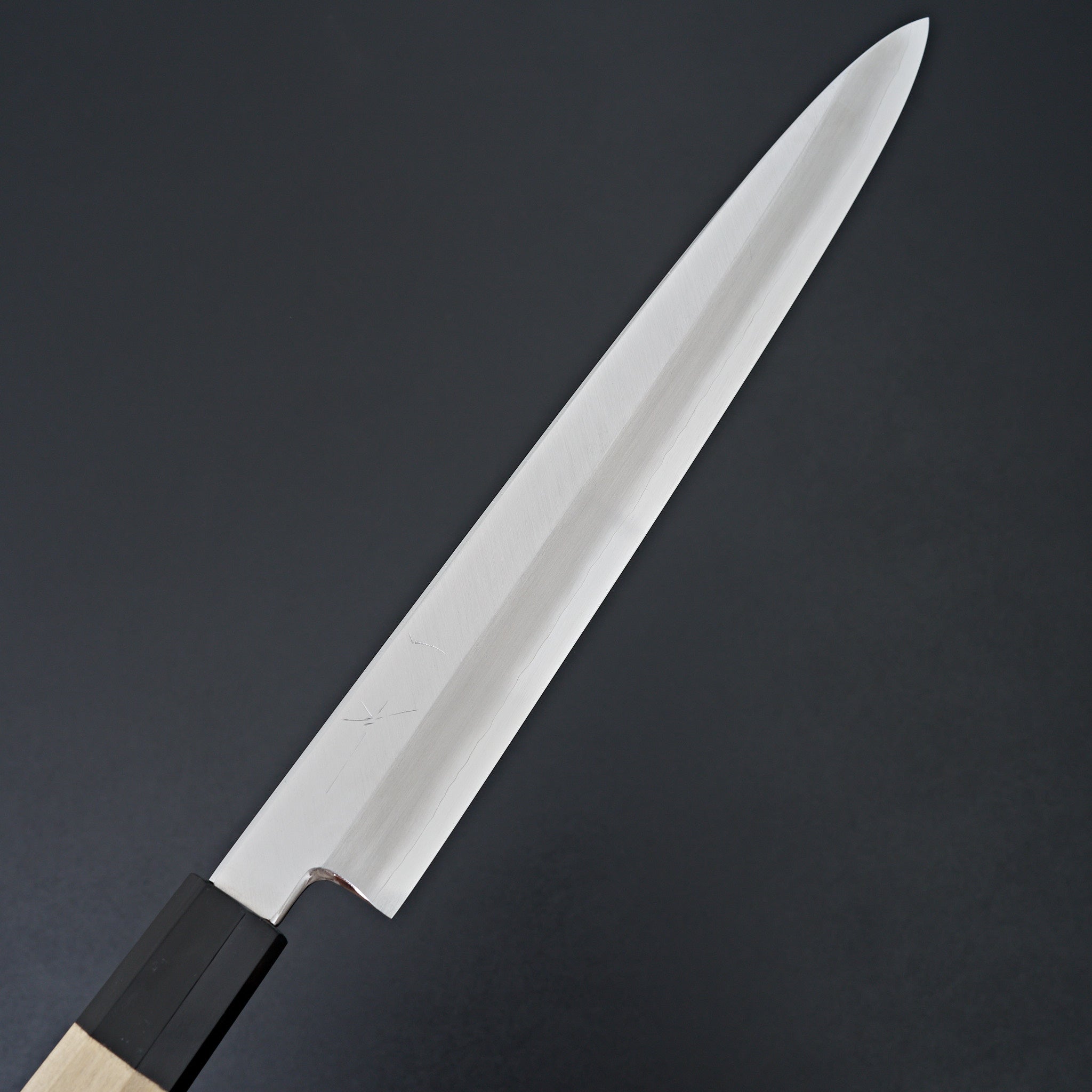 Hitohira Kikuchiyo Rikichi Silver #3 Yanagiba 300mm Japanese Sushi Knife with Ho Wood Handle & Saya - Perfect for Sushi Chefs & Japanese Cuisine Preparation