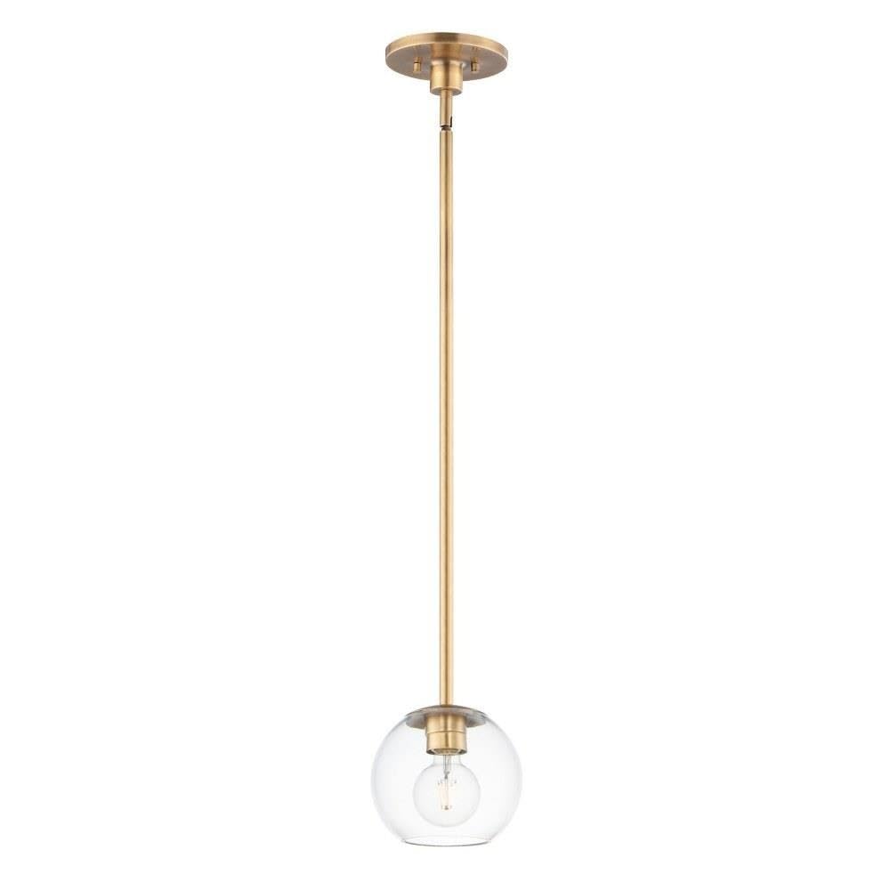 Maxim Branch - 7 Inch Modern Single Light Pendant for Kitchen Island, Dining Room, or Entryway Lighting