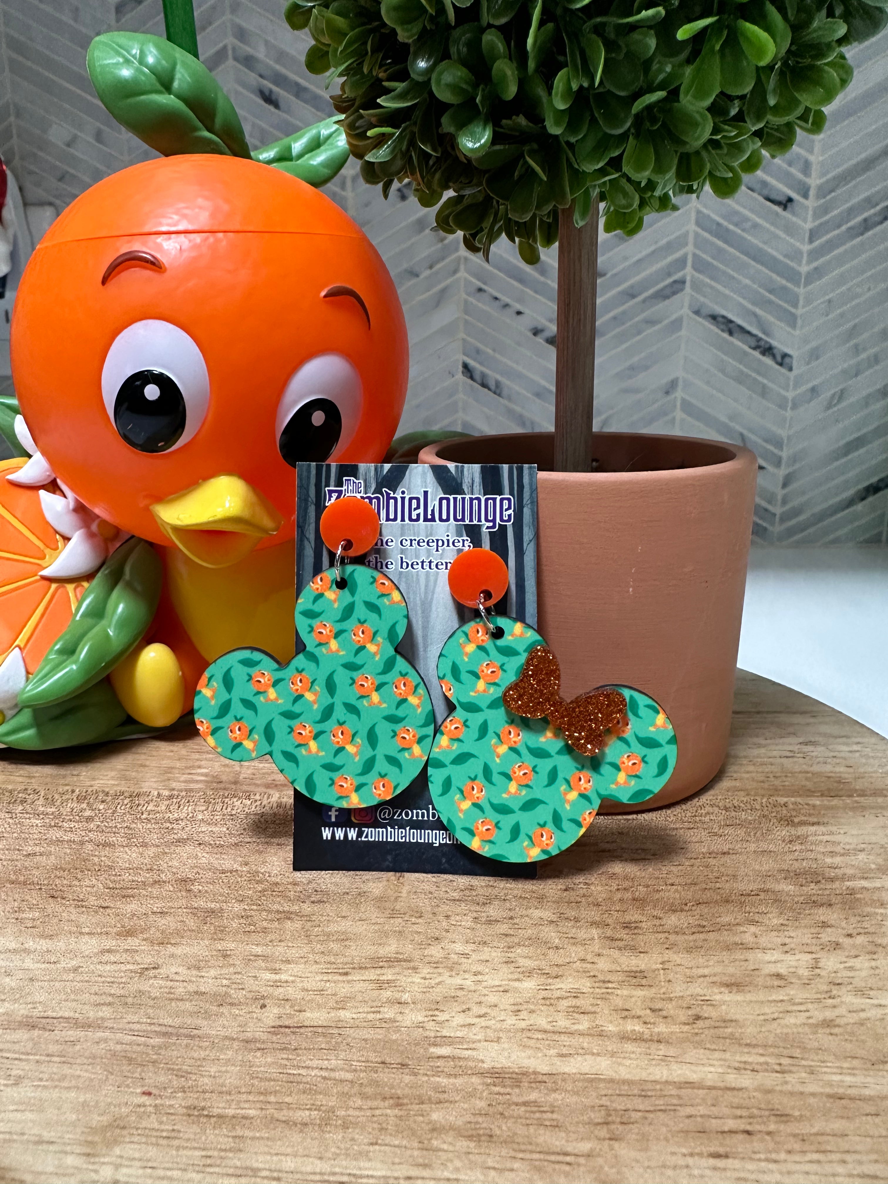 Stylish Orange Bird Earrings for Women - Handmade Boho Dangle Jewelry - Perfect for Everyday Wear, Parties & Gifts