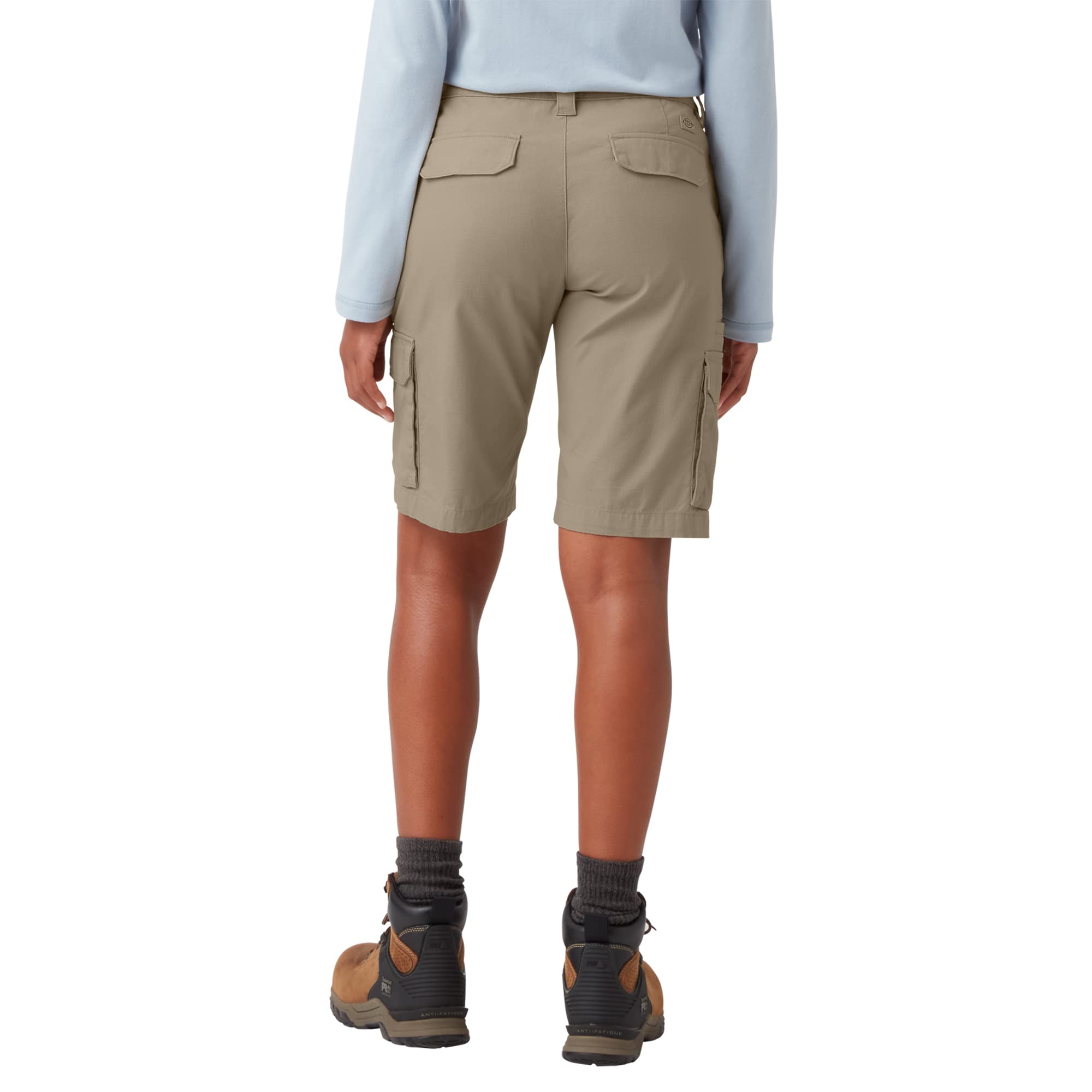 Dickies Women's Ripstop Cargo Shorts - Durable Work Shorts with Multiple Pockets | Perfect for Outdoor Work, Hiking & Casual Wear